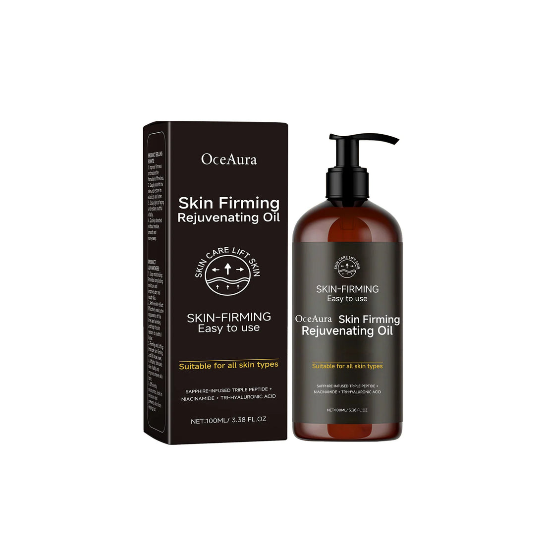 Oceaura Body Firming Essential Oil Daily Nourishing Enhance Skin Luster Rejuvenating Fade Fine Lines Anti-aging Skin Firming Oil