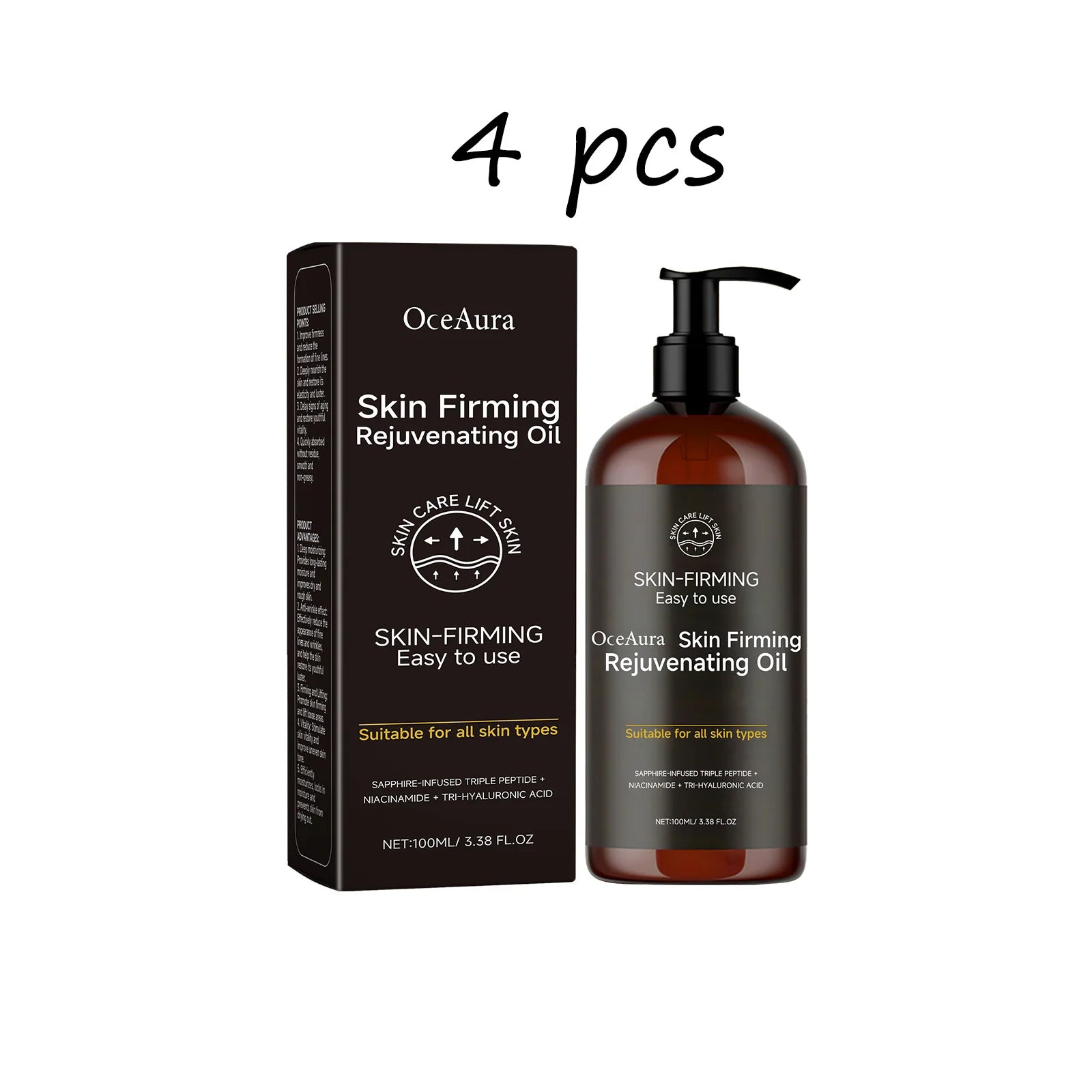 Oceaura Body Firming Essential Oil Daily Nourishing Enhance Skin Luster Rejuvenating Fade Fine Lines Anti-aging Skin Firming Oil