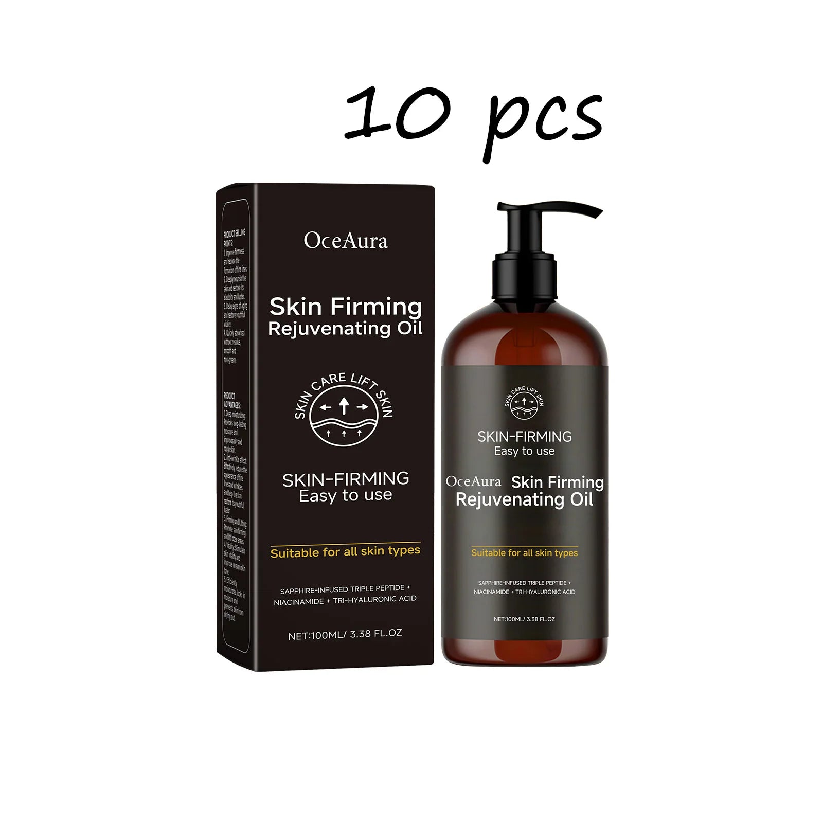 Oceaura Body Firming Essential Oil Daily Nourishing Enhance Skin Luster Rejuvenating Fade Fine Lines Anti-aging Skin Firming Oil