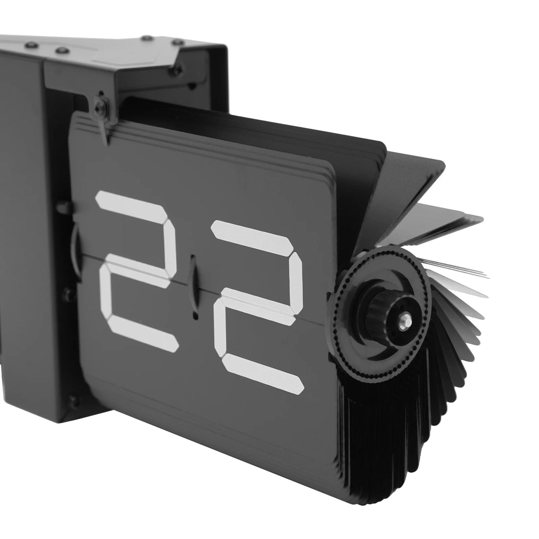 Flipping Out Digital Alarm Clock for Bedroom with Large LED Display Battery Operated Desk Clock for Kids adults  Birthday