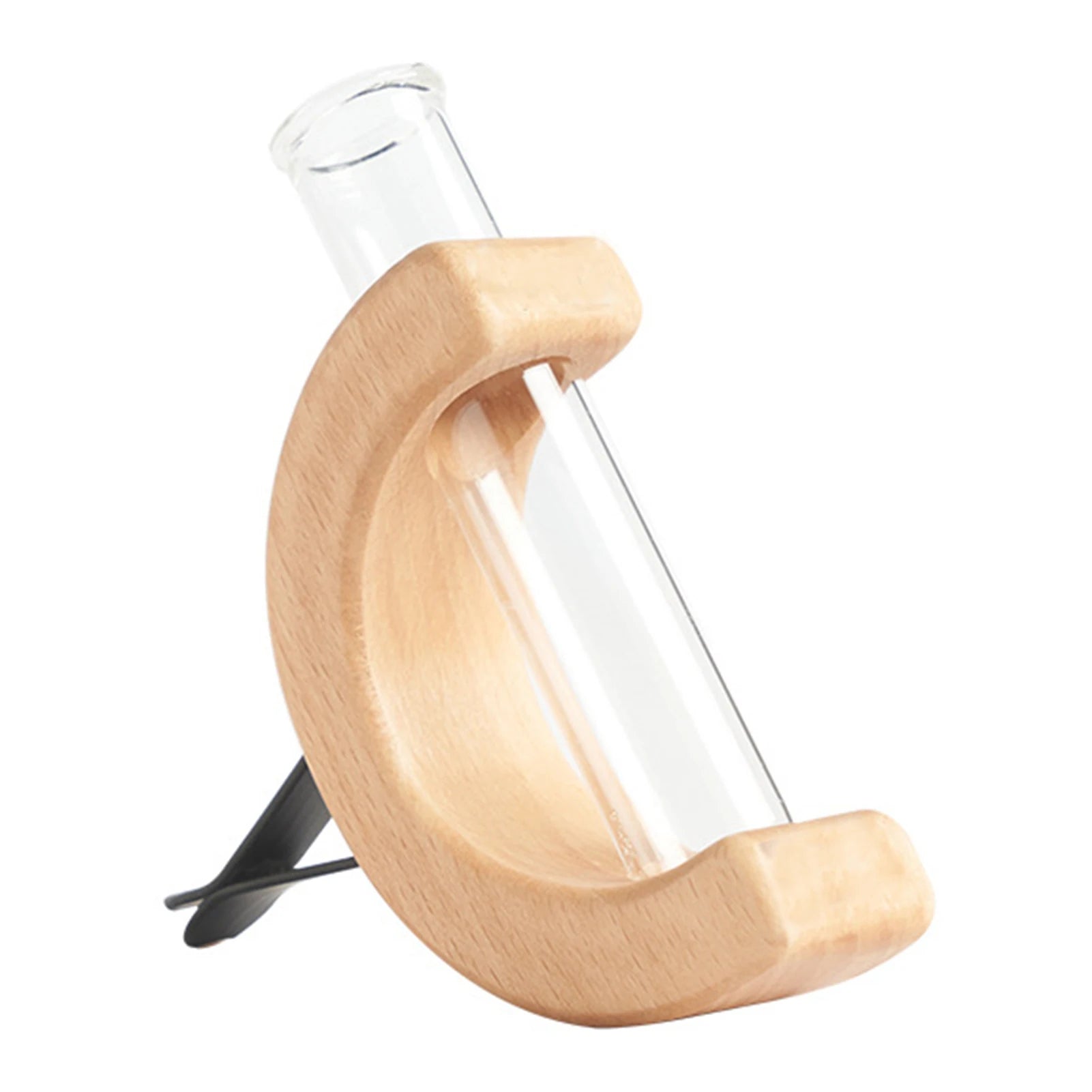 Car Flower Vase Vent Clip Portable Car Flower Planter Suitable for Vent Interior Wooden Decor MIAO