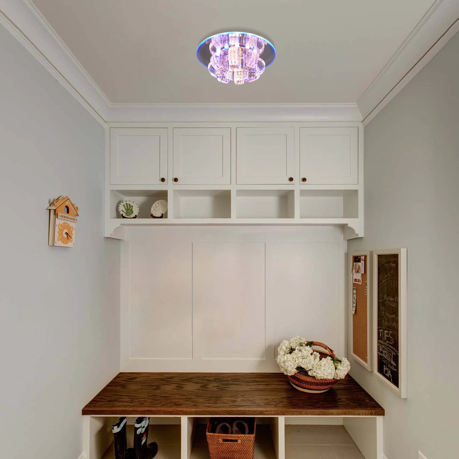 LED Crystal Ceiling Lamp Living Room Bedroom Chandelier Light Indoor Lighting Home Decorative Lamp