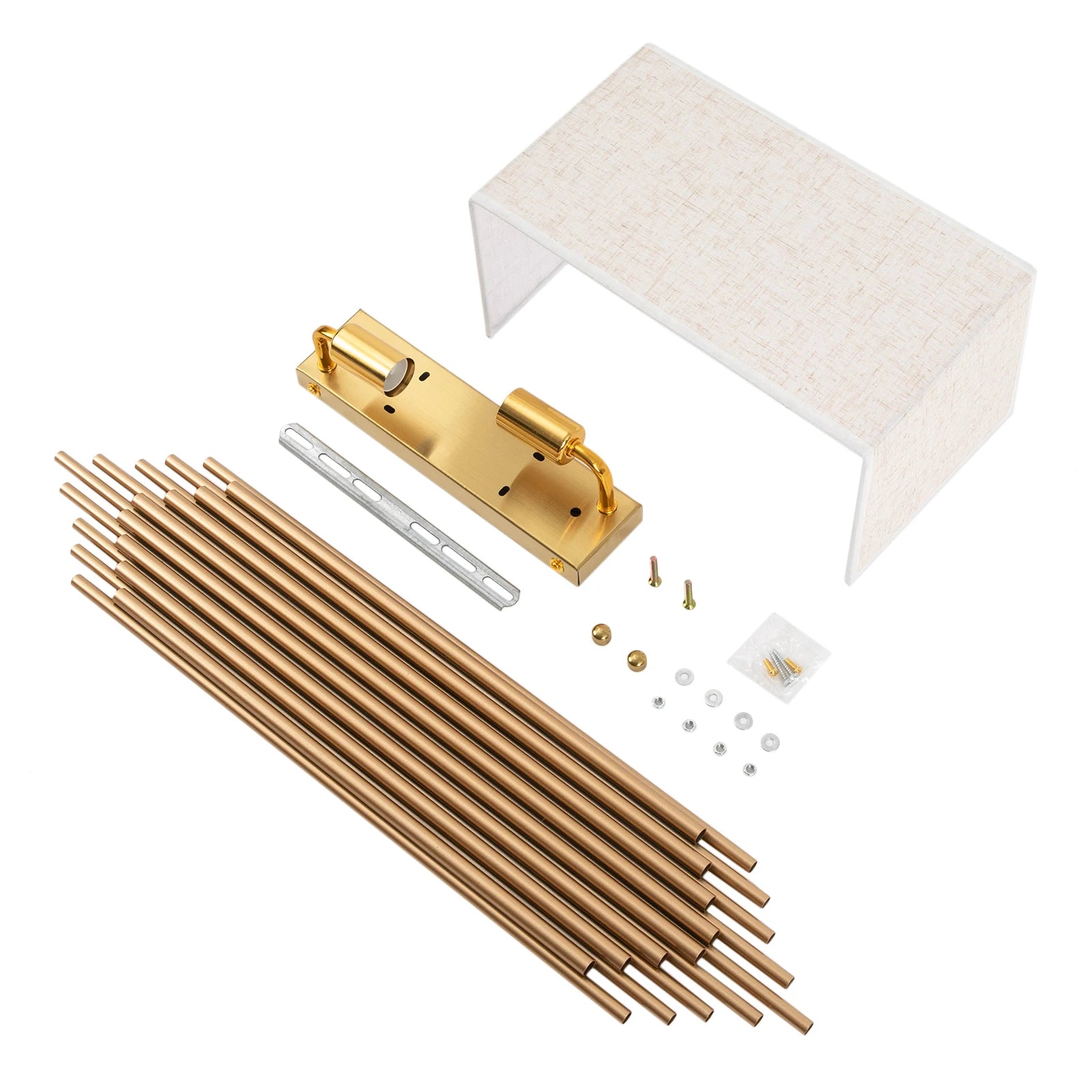 Modern Luxury Industrial Wall Sconce | Indoor Bedroom Lamp with Decorative Lampshade