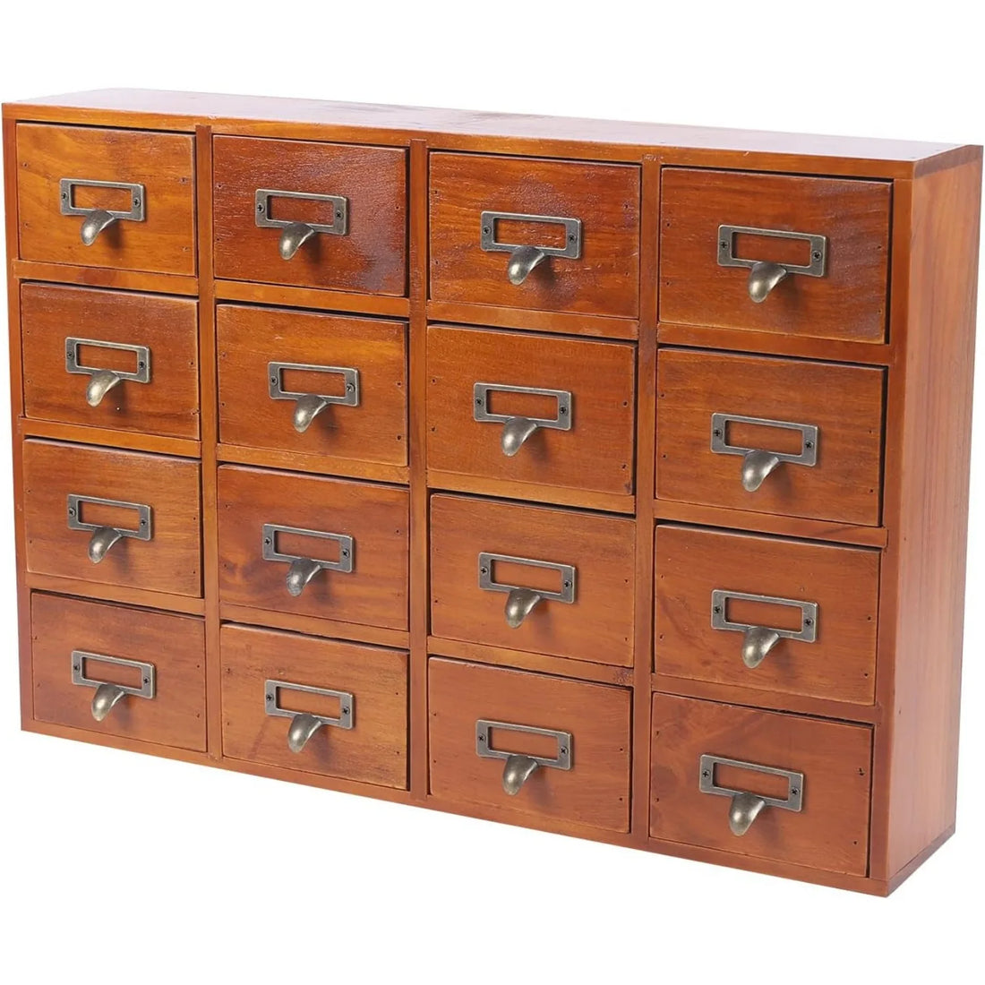 16 Traditional Chinese Medicine Cabinet, 14 X 20in Apothecary Cabinet Medicine Cabinet Organizer Herbal、Tea Bag、Jewelry Storage
