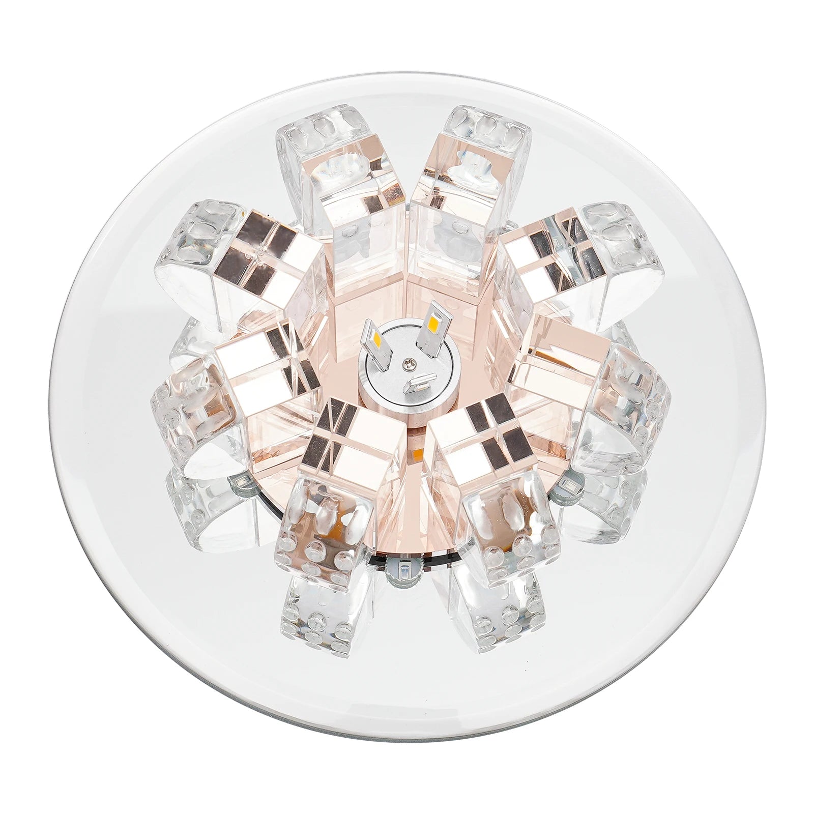 LED Crystal Ceiling Lamp Living Room Bedroom Chandelier Light Indoor Lighting Home Decorative Lamp