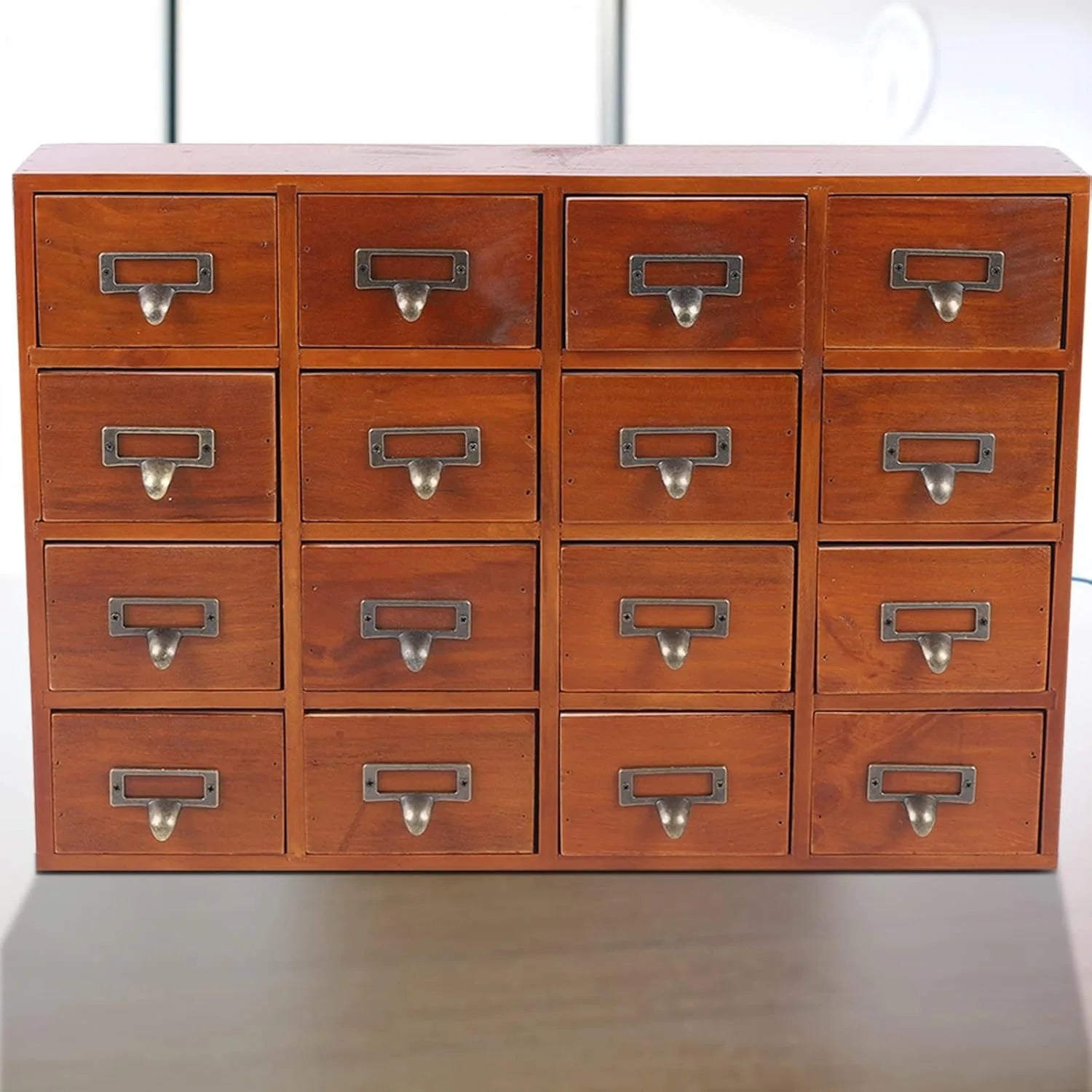 16 Traditional Chinese Medicine Cabinet, 14 X 20in Apothecary Cabinet Medicine Cabinet Organizer Herbal、Tea Bag、Jewelry Storage