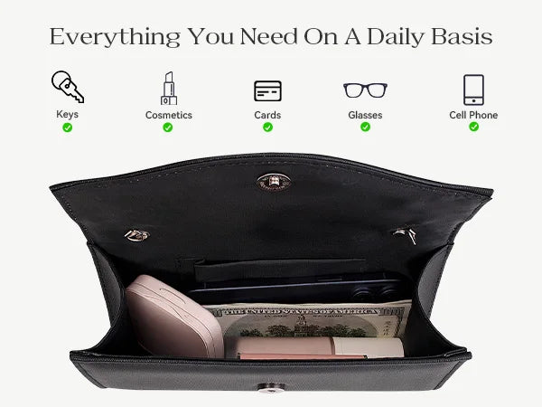 Free shipping!!!PU Leather & Polyester Easy Matching Clutch BagLovely Jewelry with chain & with rhinestone bowknot pattern