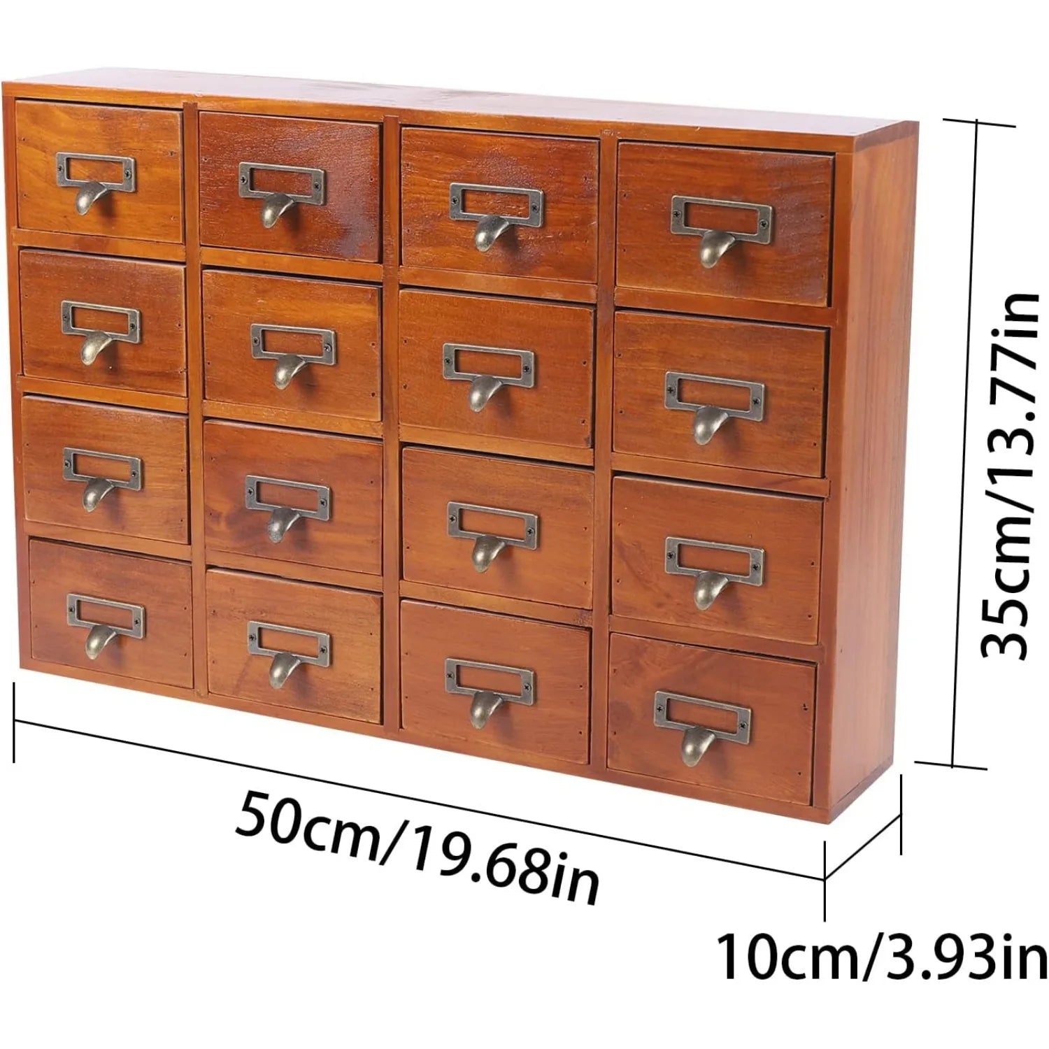 16 Traditional Chinese Medicine Cabinet, 14 X 20in Apothecary Cabinet Medicine Cabinet Organizer Herbal、Tea Bag、Jewelry Storage