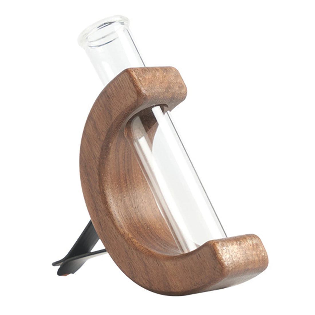 Car Flower Vase Vent Clip Portable Car Flower Planter Suitable for Vent Interior Wooden Decor MIAO